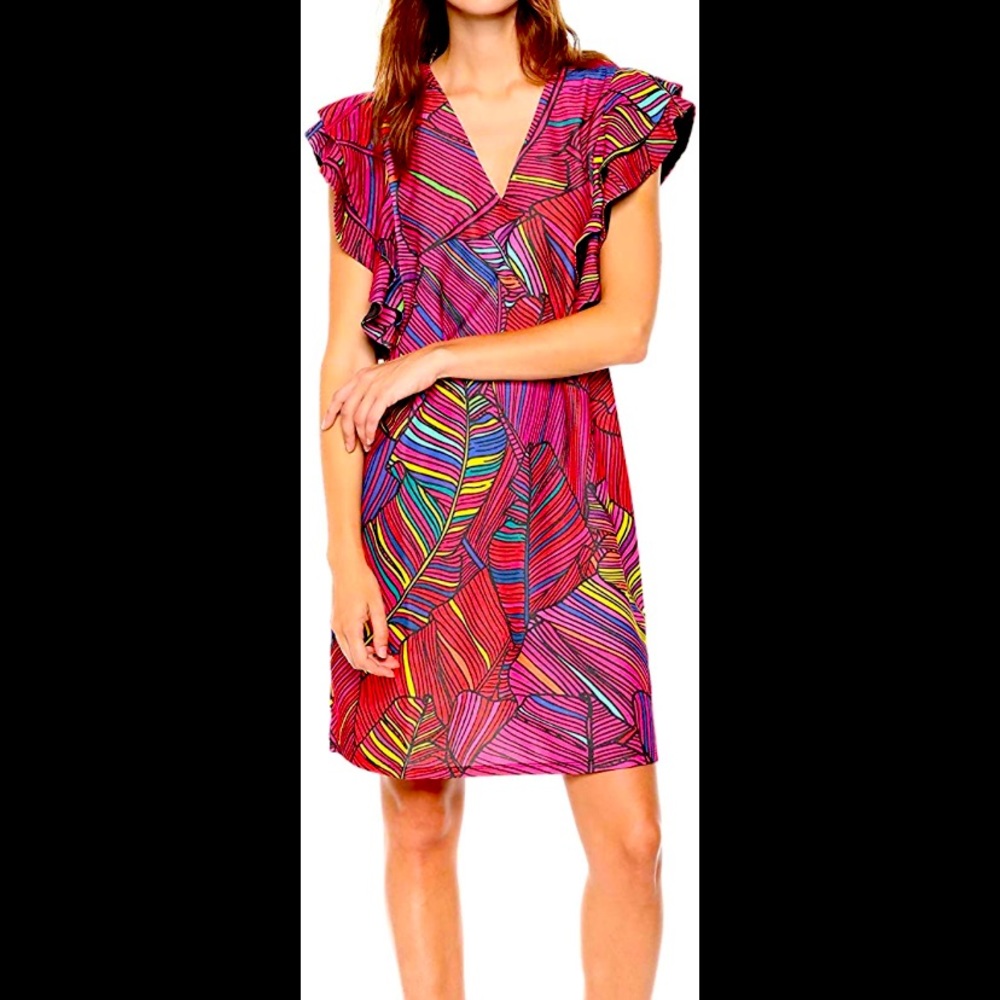 Catherine Malandrino NWT short ruffle dress medium